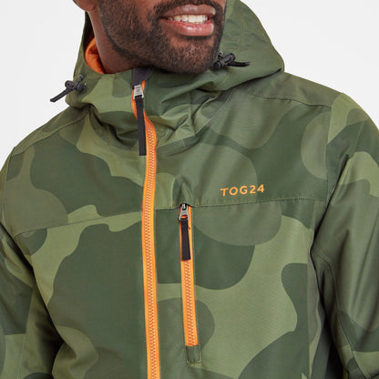 Palisade Mens Ski Jacket - Khaki Pixel Camo
