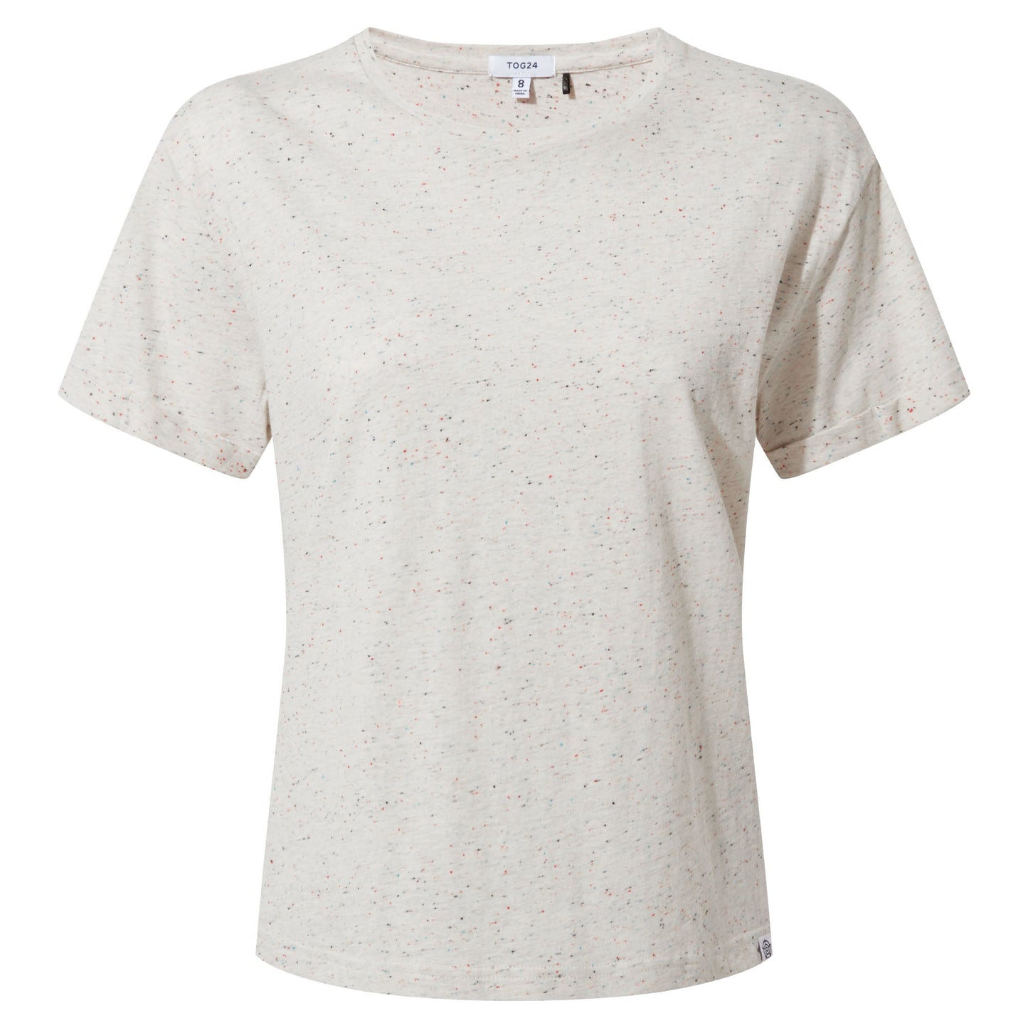 Rebecca Womens 100% Cotton Supersoft T-Shirt - Multi Colour Nep