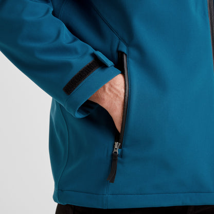 Retner Mens Waterproof Softshell Hooded Jacket - Marine Blue