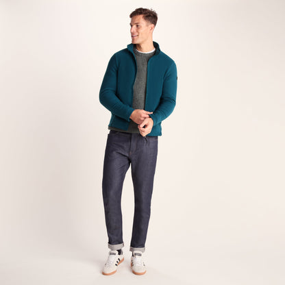 Revive Mens Fleece Jacket - Petrol Green