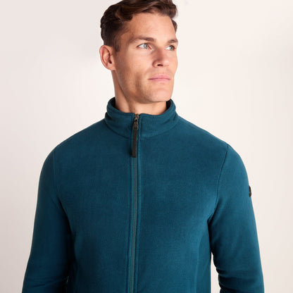 Revive Mens Fleece Jacket - Petrol Green