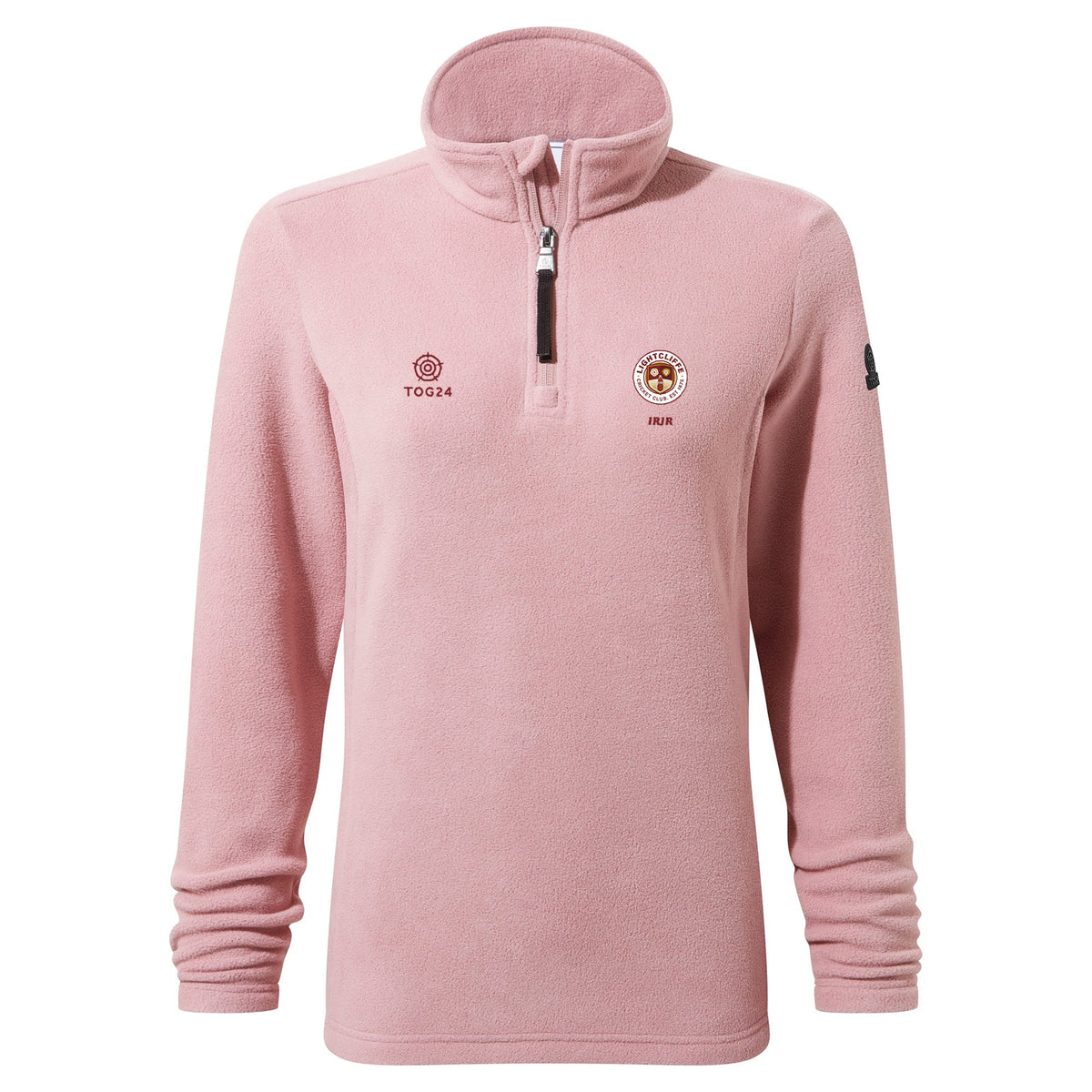 Lightcliffe CC Womens - Revive Quarter Zip Fleece Faded Pink