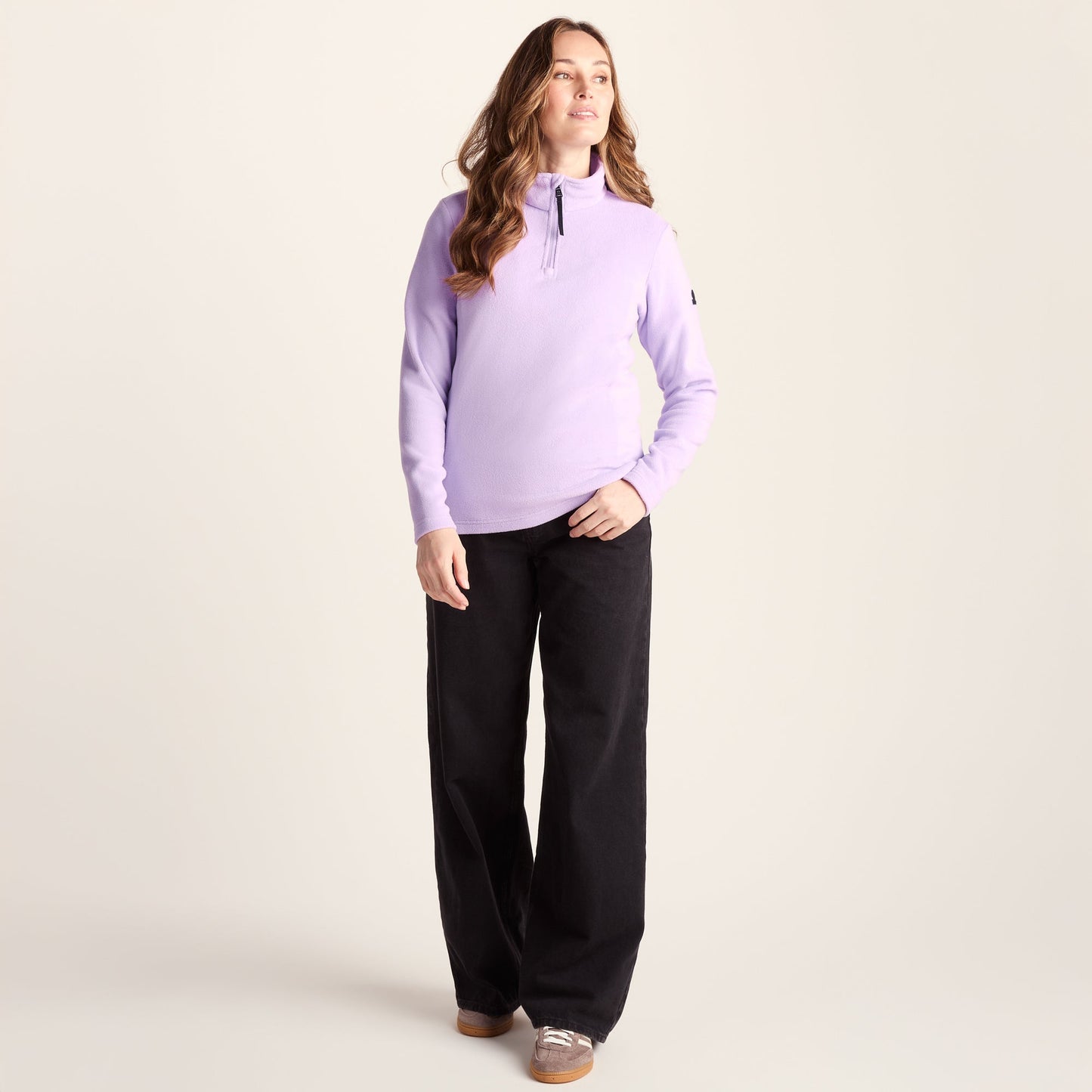 Revive Womens Quarter Zip Fleece - Lilac Blossom