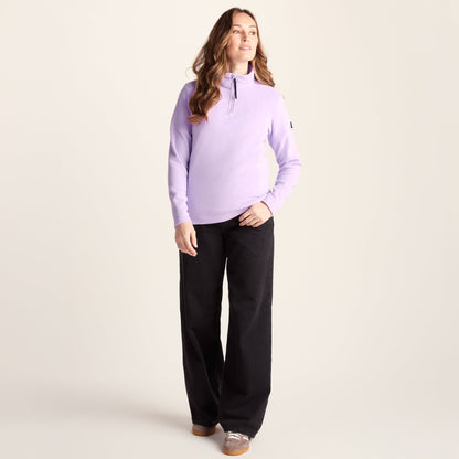 Revive Womens Quarter Zip Fleece - Lilac Blossom