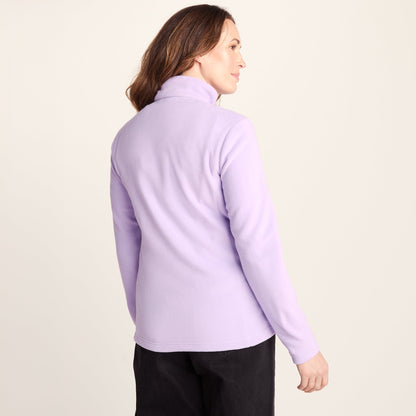 Revive Womens Quarter Zip Fleece - Lilac Blossom