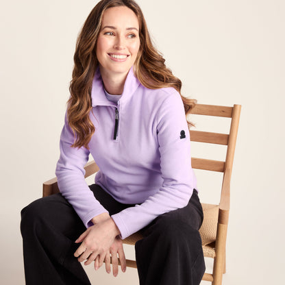 Revive Womens Quarter Zip Fleece - Lilac Blossom