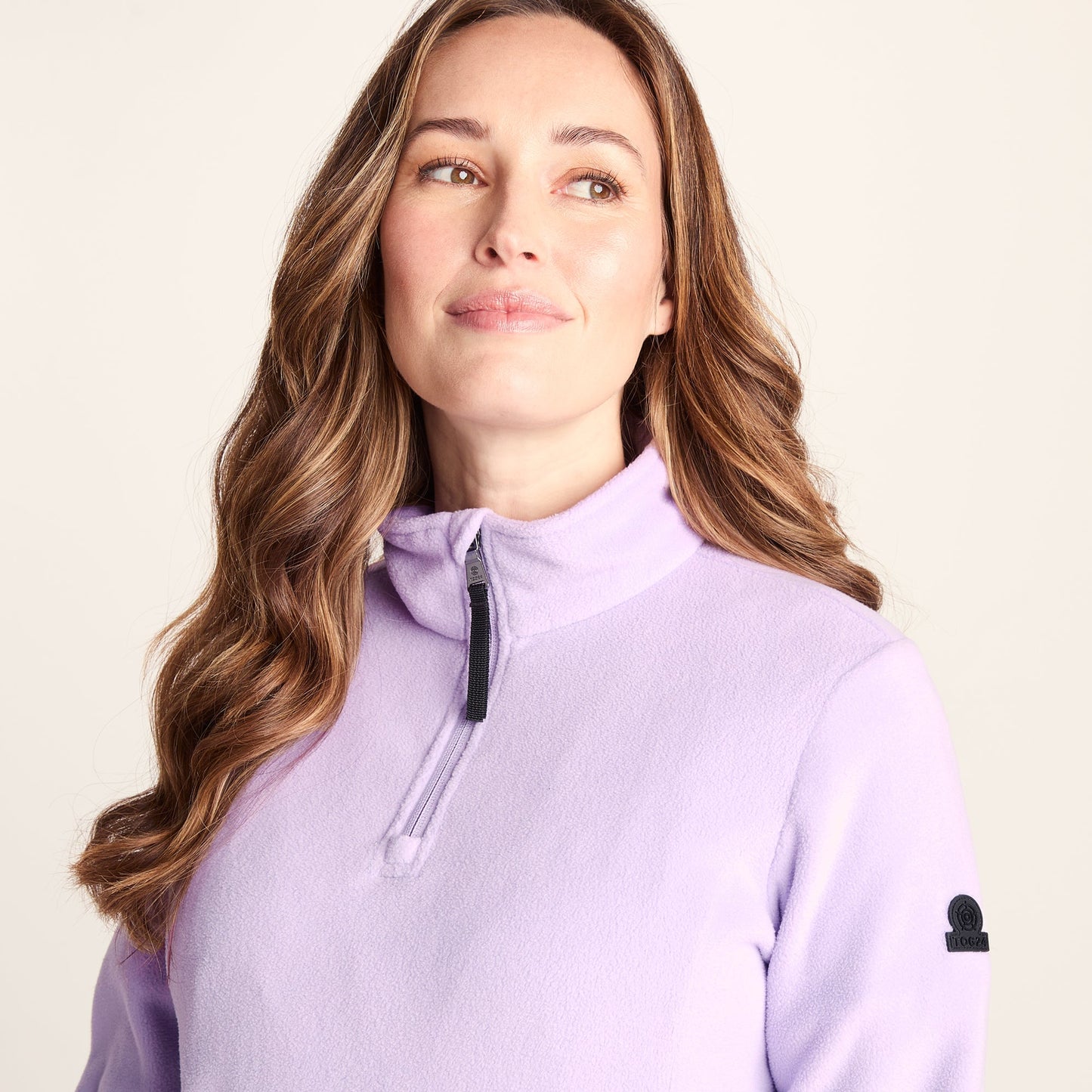 Revive Womens Quarter Zip Fleece - Lilac Blossom