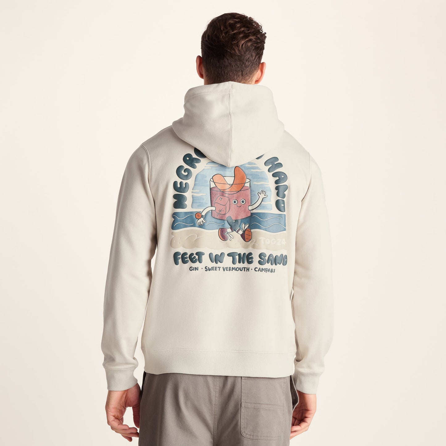 Riverton Mens Relaxed Fit Supersoft Hattie Clark Hoody - Warm Cloud