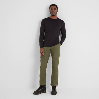 Rowland Mens Performance Trousers Regular - Khaki