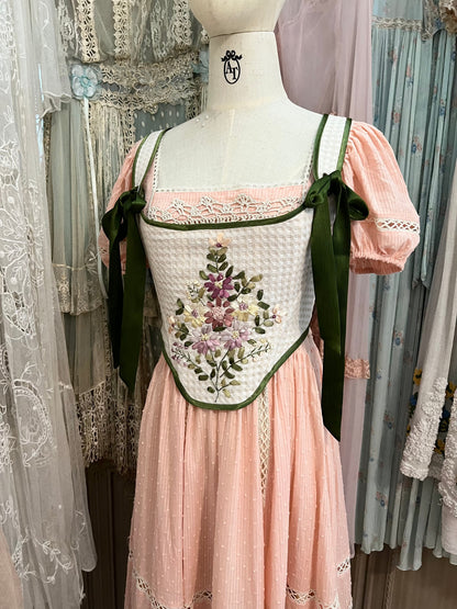 Ribbonwork Bouquet corset