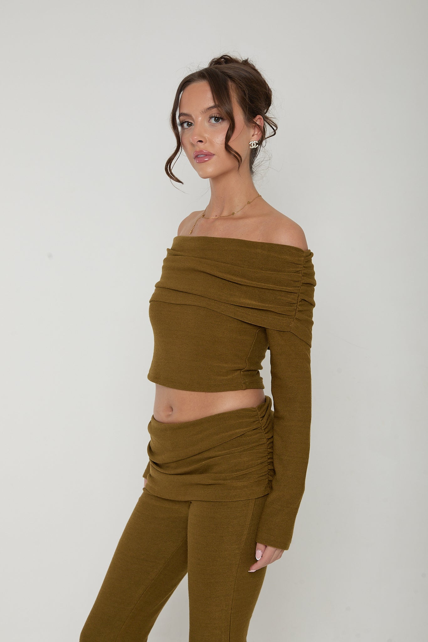 Myla Long Sleeve Top | Olive