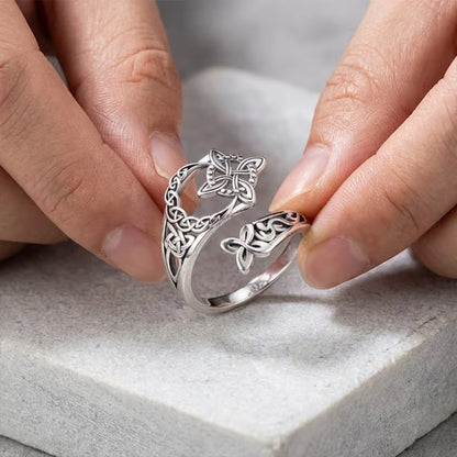 üß°Celtic Knot Open Ring‚ú®