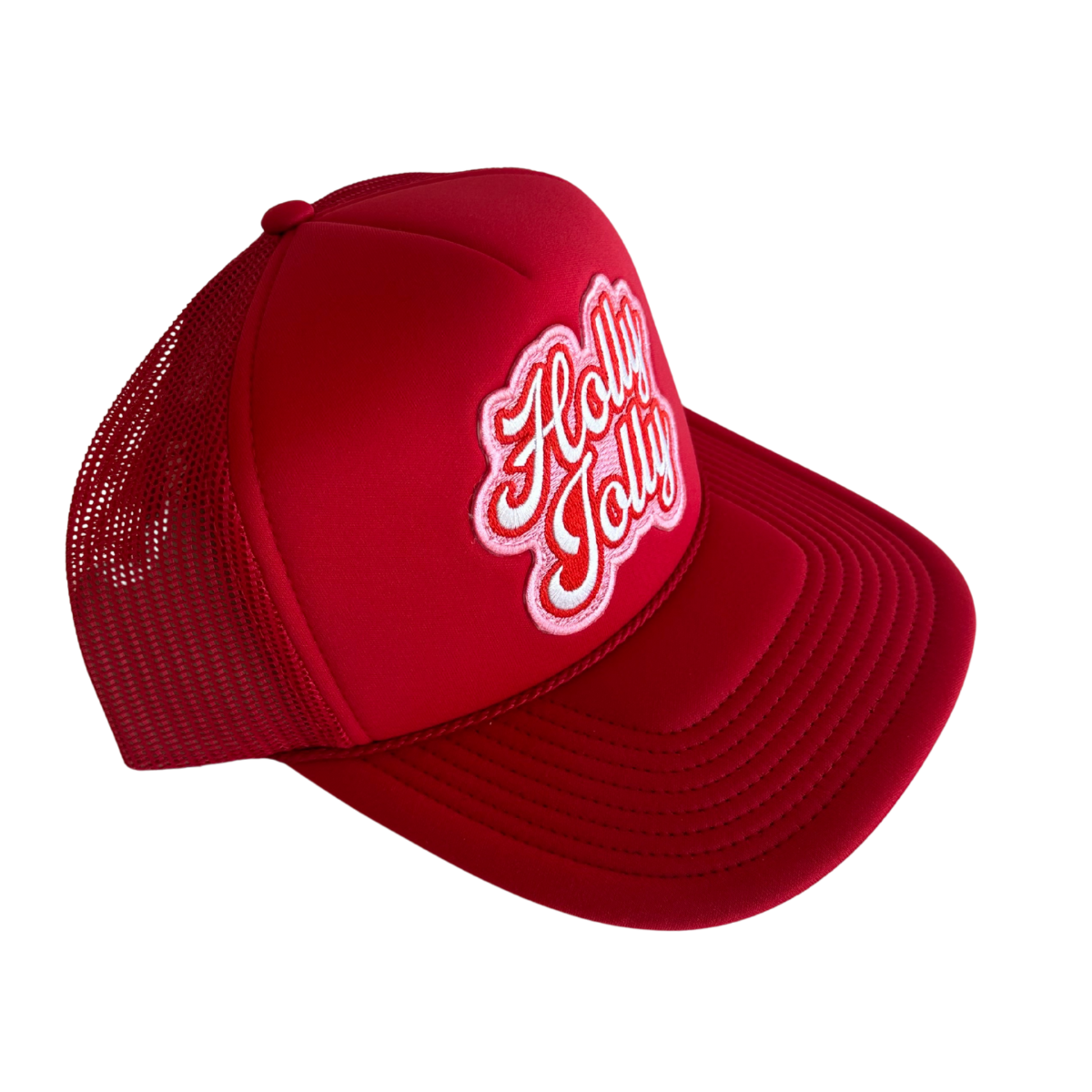 Holly Jolly Trucker Hat