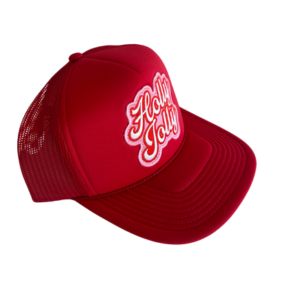 Holly Jolly Trucker Hat