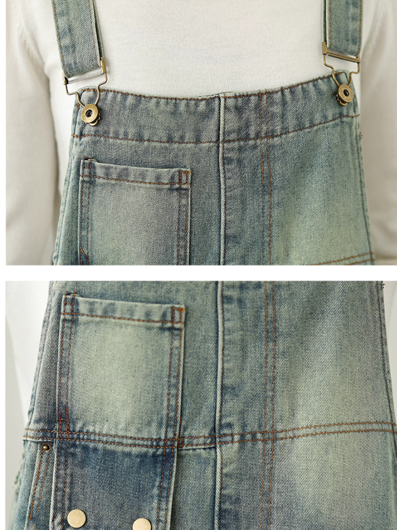 Breezy Women's Loose Summer Denim Dungarees | Eva Trends