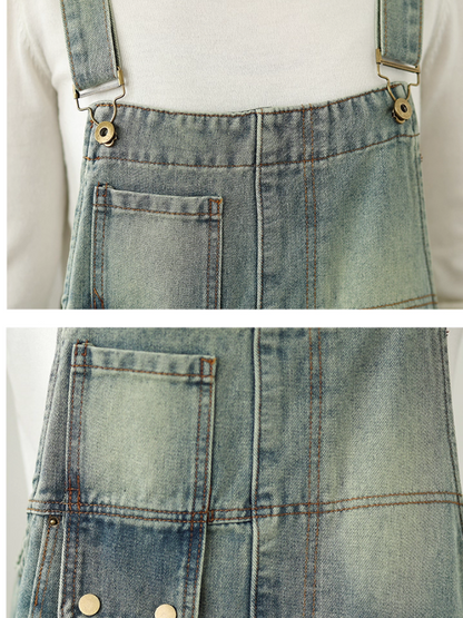 Breezy Women's Loose Summer Denim Dungarees | Eva Trends