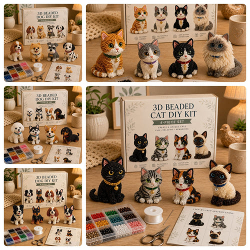 üêæ 3D Beaded Pet DIY Kit