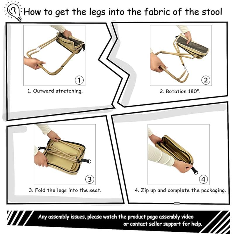 ‚õ∞Ô∏èMountaineering and Hiking Portable Stoolüåü