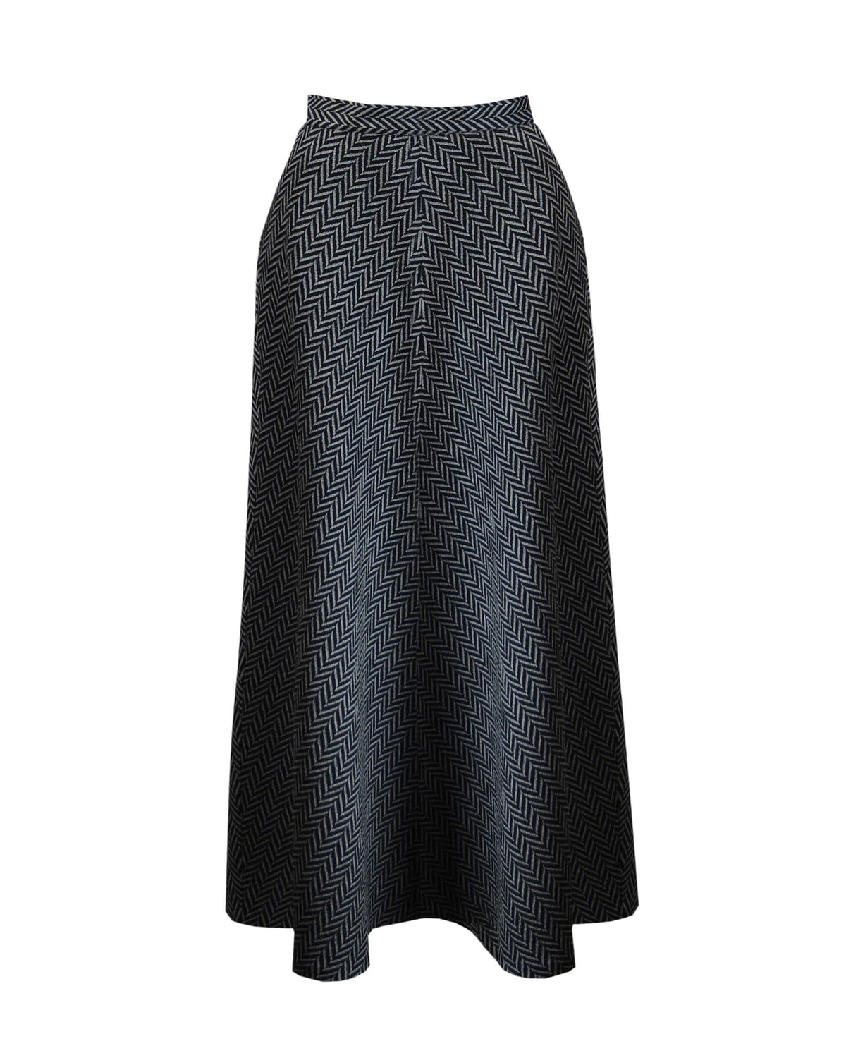 1970s Maxi Skirt - Chevron
