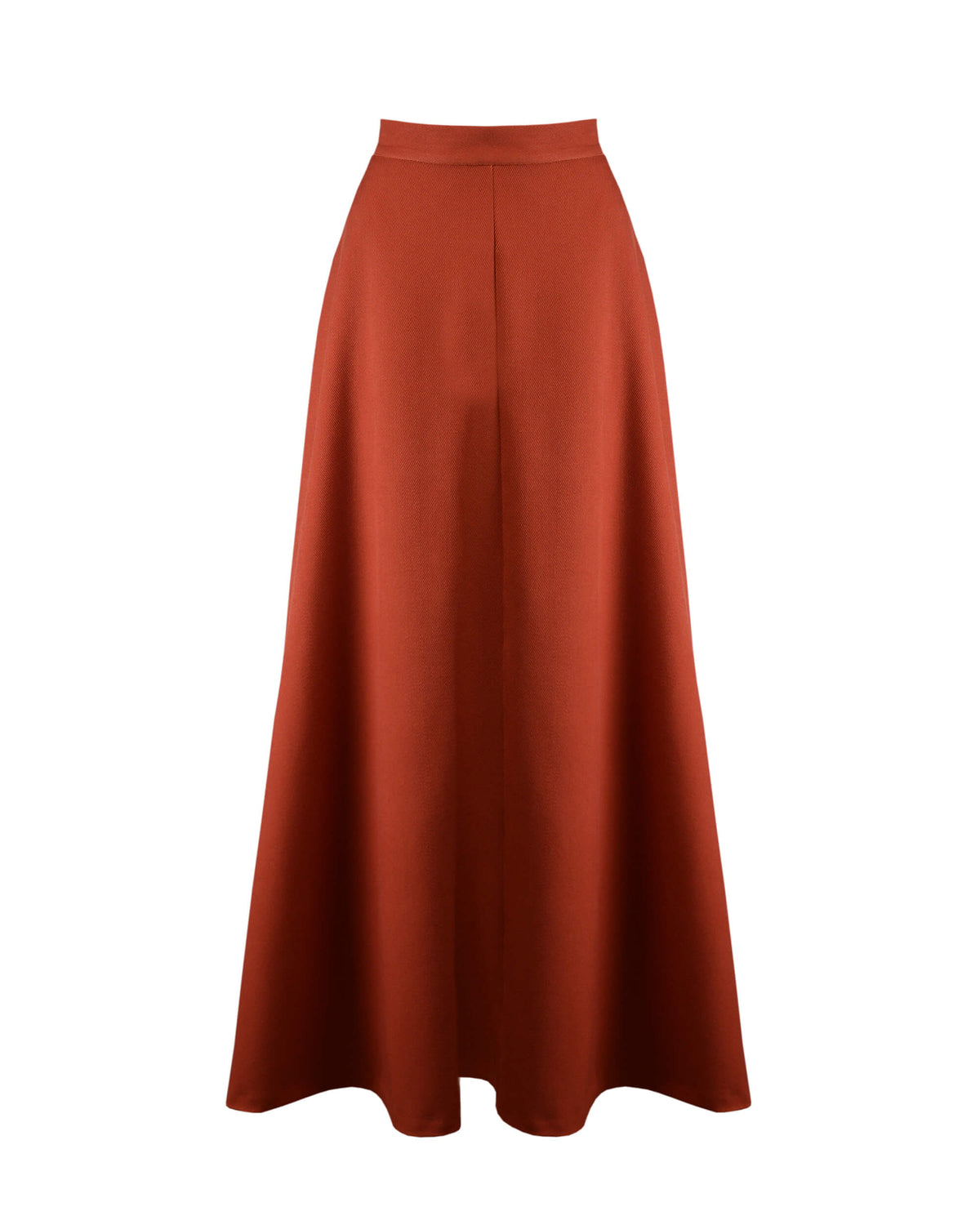 1970s Maxi Skirt - Burnt Orange