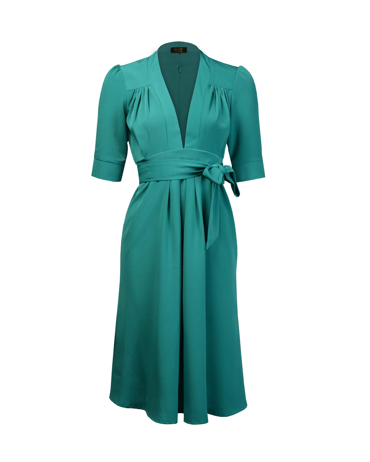 1970s Celia Dress - Emerald Green