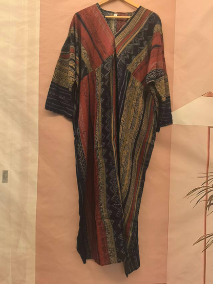 Women's Summer Perfect Printed Loose Kaftan Dress