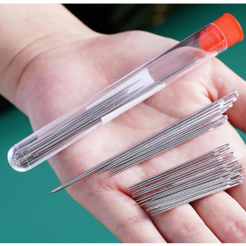 üßµ34PCS Big Eye Steel Needles Set ‚ú®Long & Thin Handmade Quilting & Sewing Needles Kit for DIY Sewing Projects