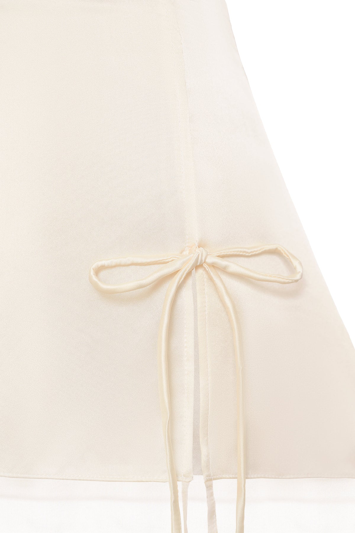 Aria Silk Skirt - Ivory
