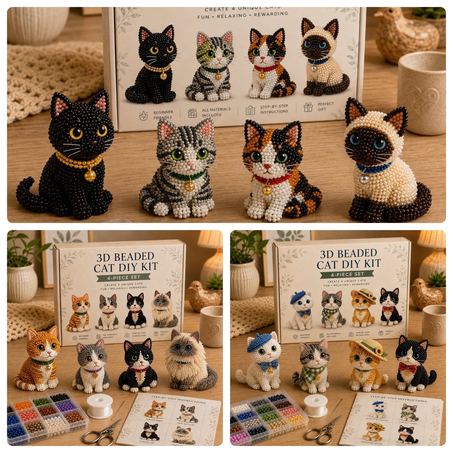 üêæ 3D Beaded Pet DIY Kit