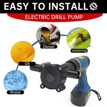 üî• üë®‚Äçüåæüî•Portable Electric Drill Pump