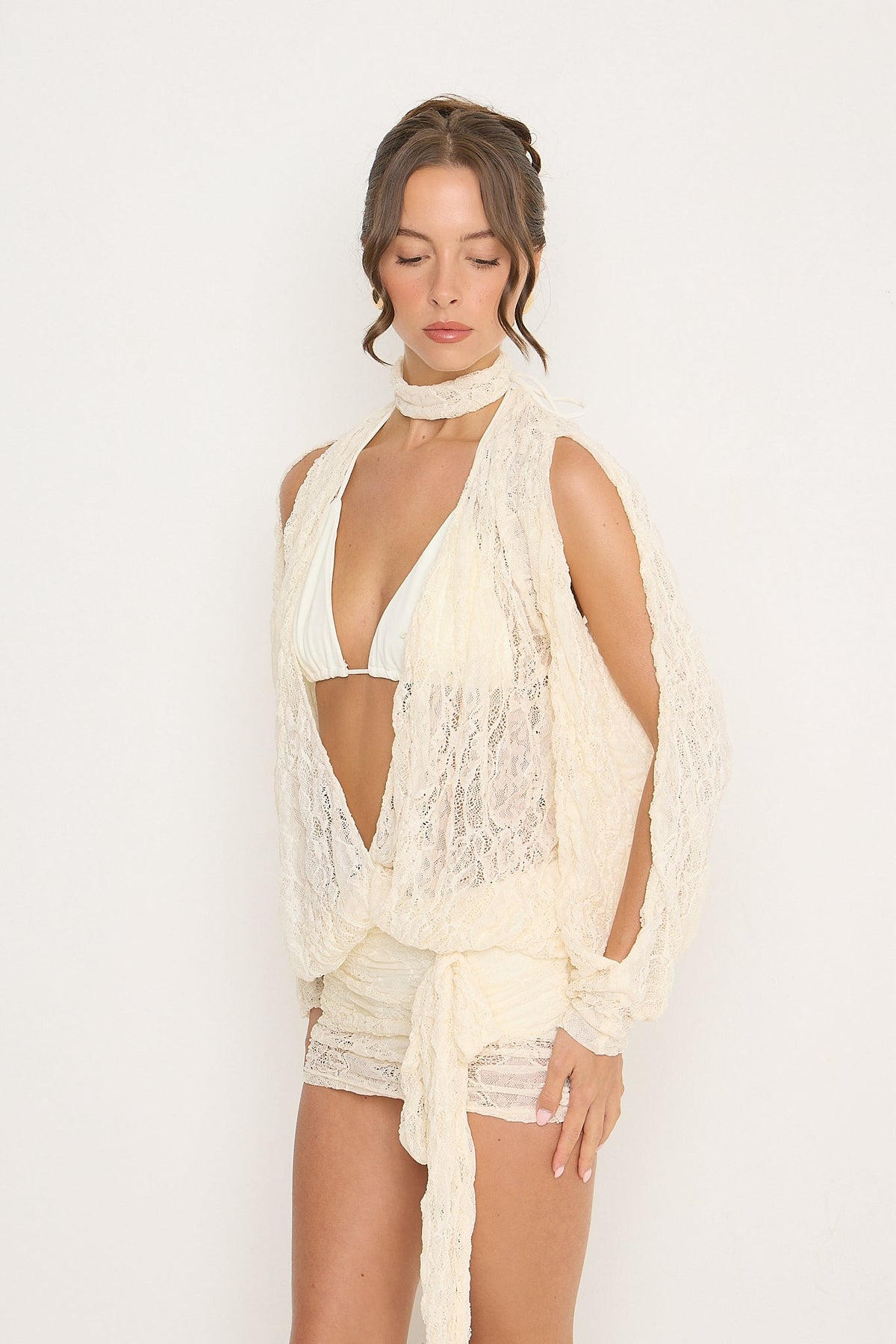 Jessica Lace Dress | Cream