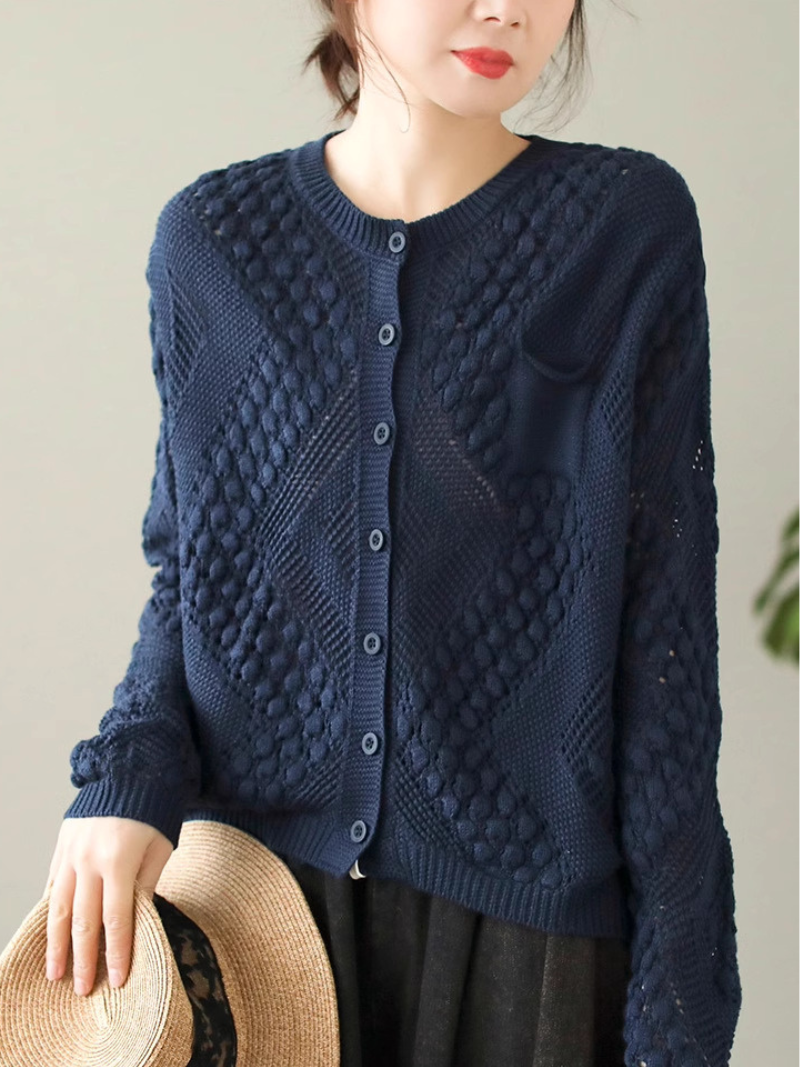 Women's Comfortable Daily Wear Crew Neck Loose Sweater