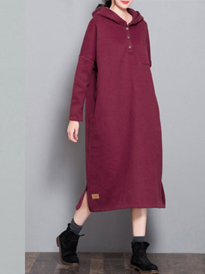 Chic Hooded Sweater Dress for Women | Eva Trends