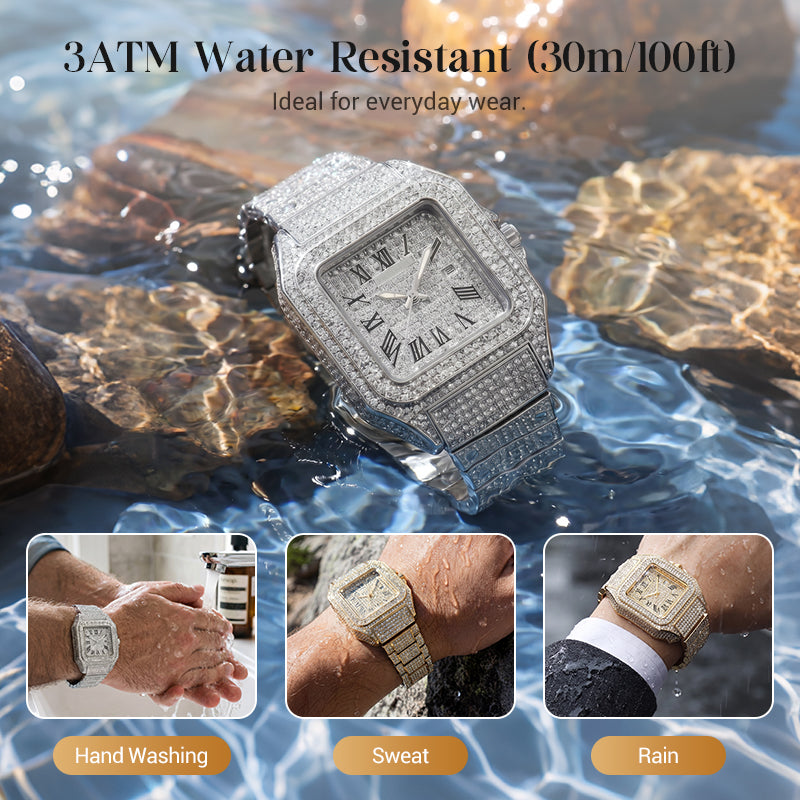 ‚ú®Luxury Square Rhinestone Watch ‚Äì Elegant Sparkle for Every Occasion‚ú®