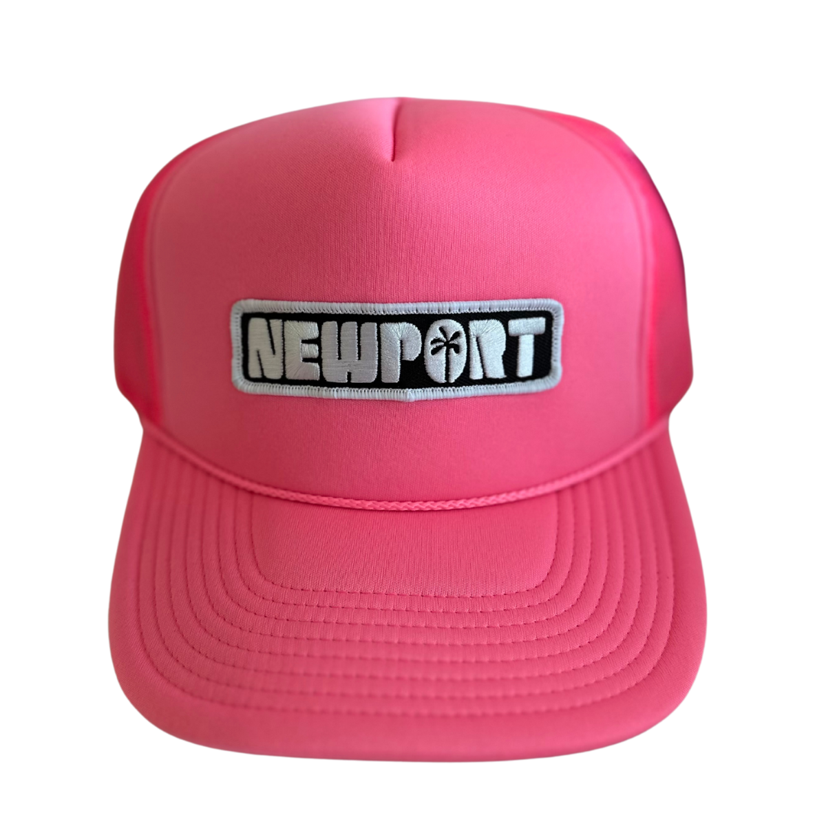 Newport Palm Patch Trucker Hat