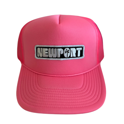 Newport Palm Patch Trucker Hat