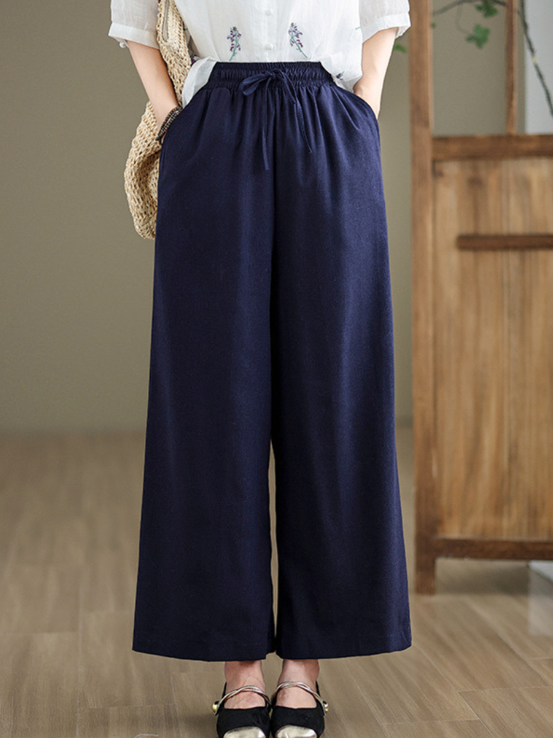 Women’s Everyday Casual& Comfort with Stylish Wide Leg Bottom