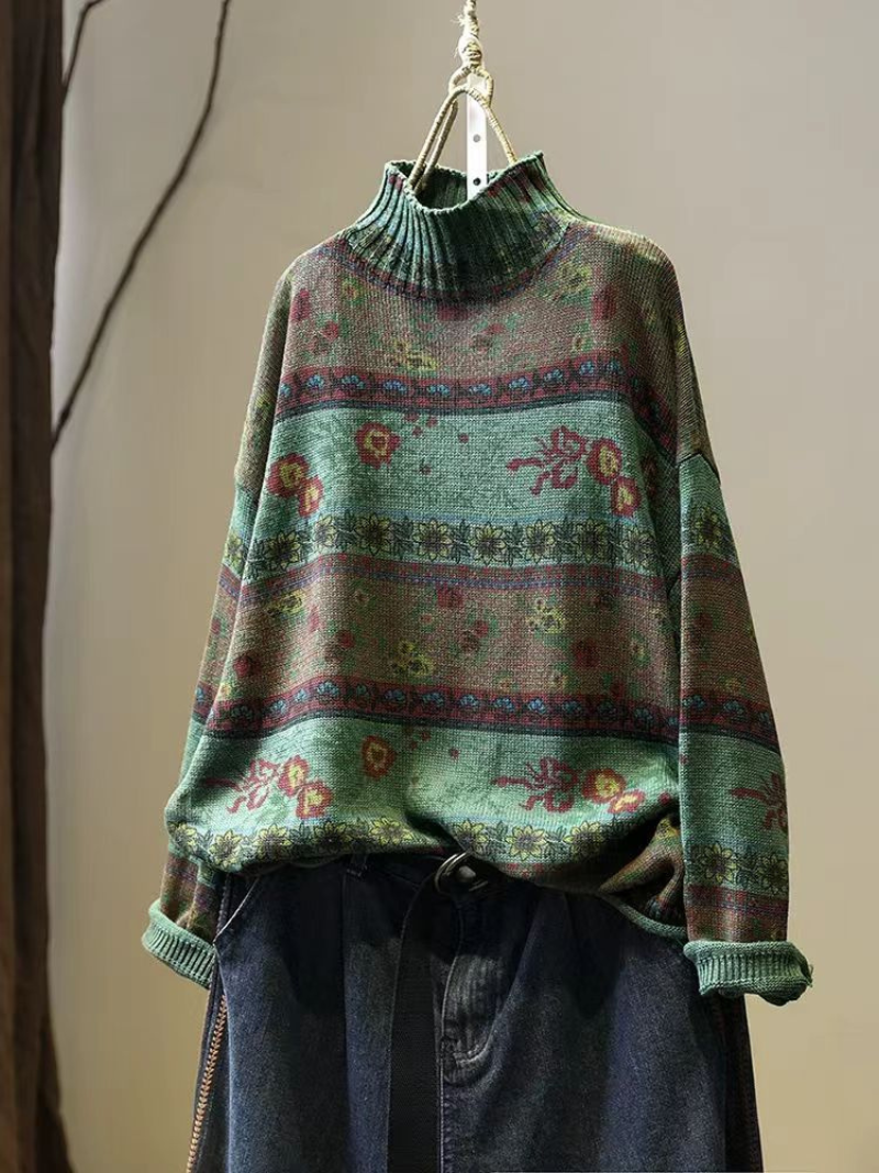 Women's Everyday Wear& Comfy with Turtle-Neck Sweater