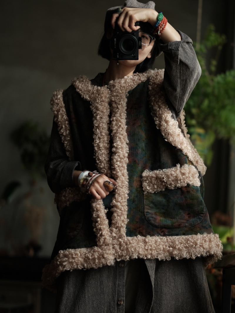 Graceful Drape Effortless  Women's Loose-Fit Coat
