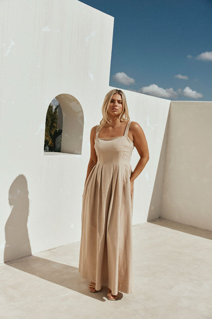 Flore Dress - Toffee
