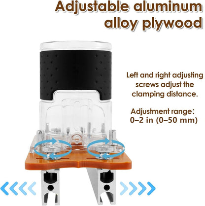 Dailyardtool¬Æ 2-in-1 Woodworking Trimmer Slotting Auxiliary Positioning Bracket
