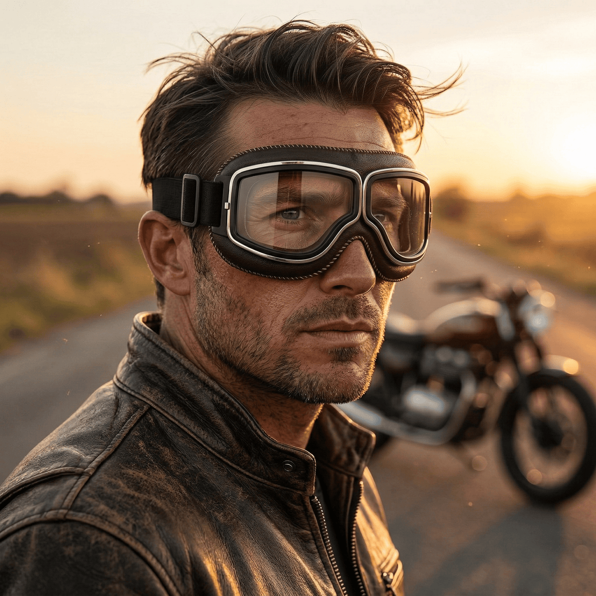 üï∂Ô∏è OTG Vintage Motorcycle Goggles (Fits Over Glasses)