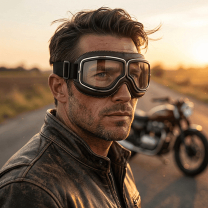 üï∂Ô∏è OTG Vintage Motorcycle Goggles (Fits Over Glasses)