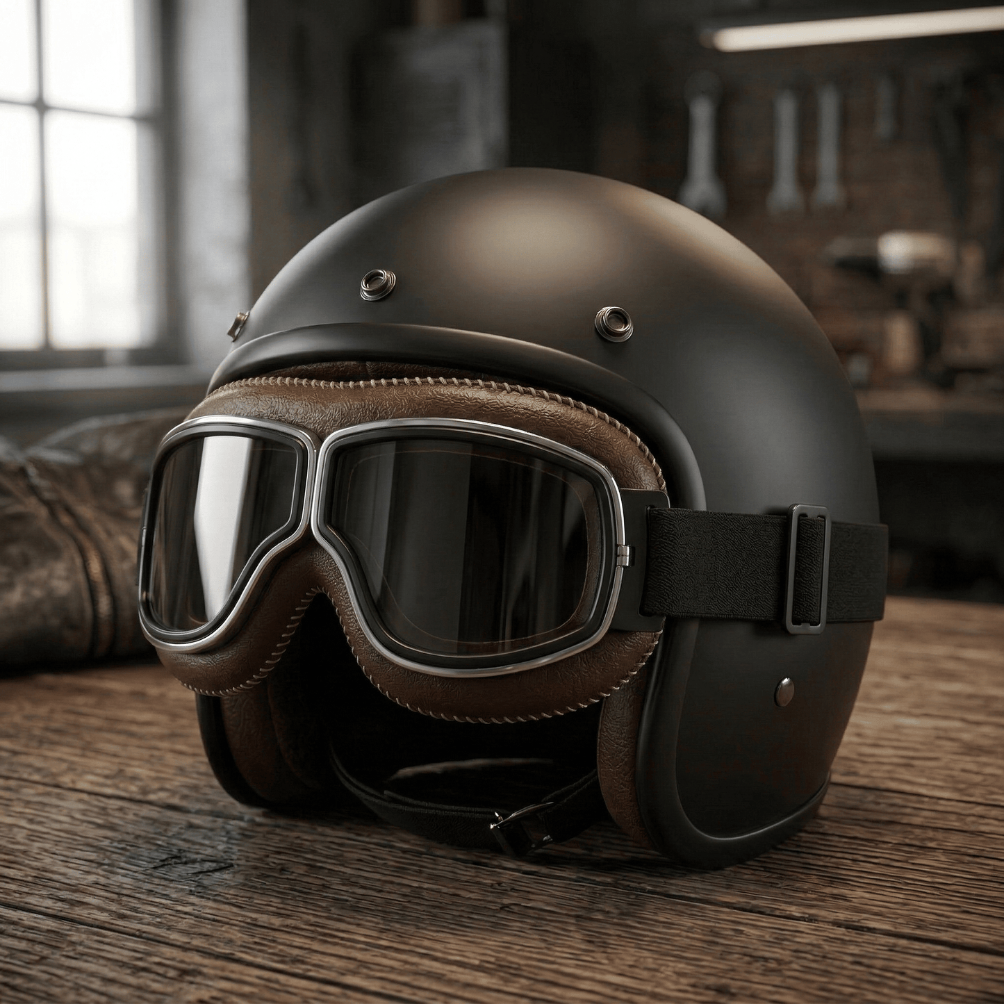 üï∂Ô∏è OTG Vintage Motorcycle Goggles (Fits Over Glasses)