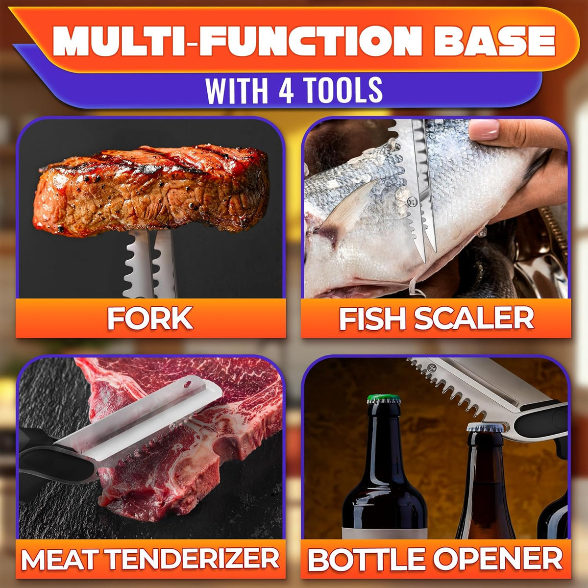 üî•‚ú®2 in 1 Kitchen Scissors for Food