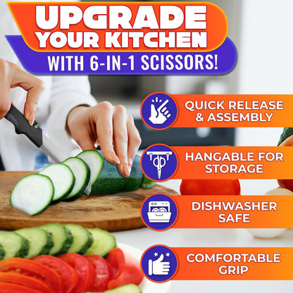 üî•‚ú®2 in 1 Kitchen Scissors for Food