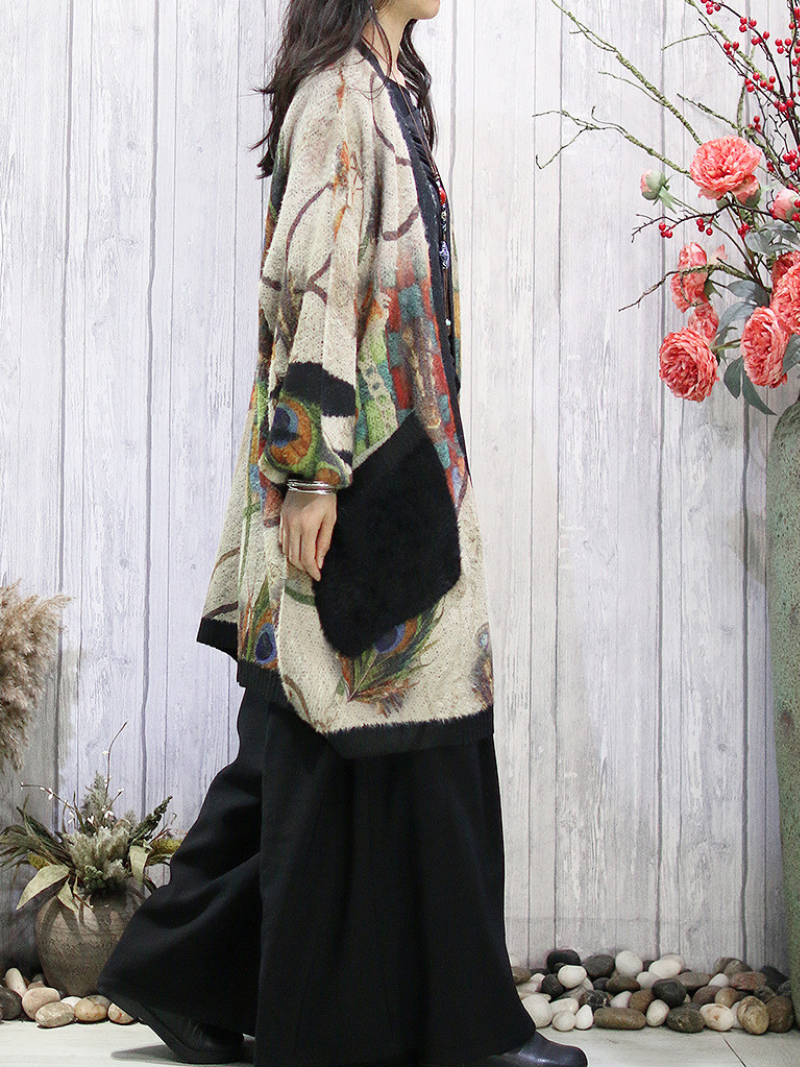 Women's Elegant Relaxed Fit Cardigan | Eva Trends