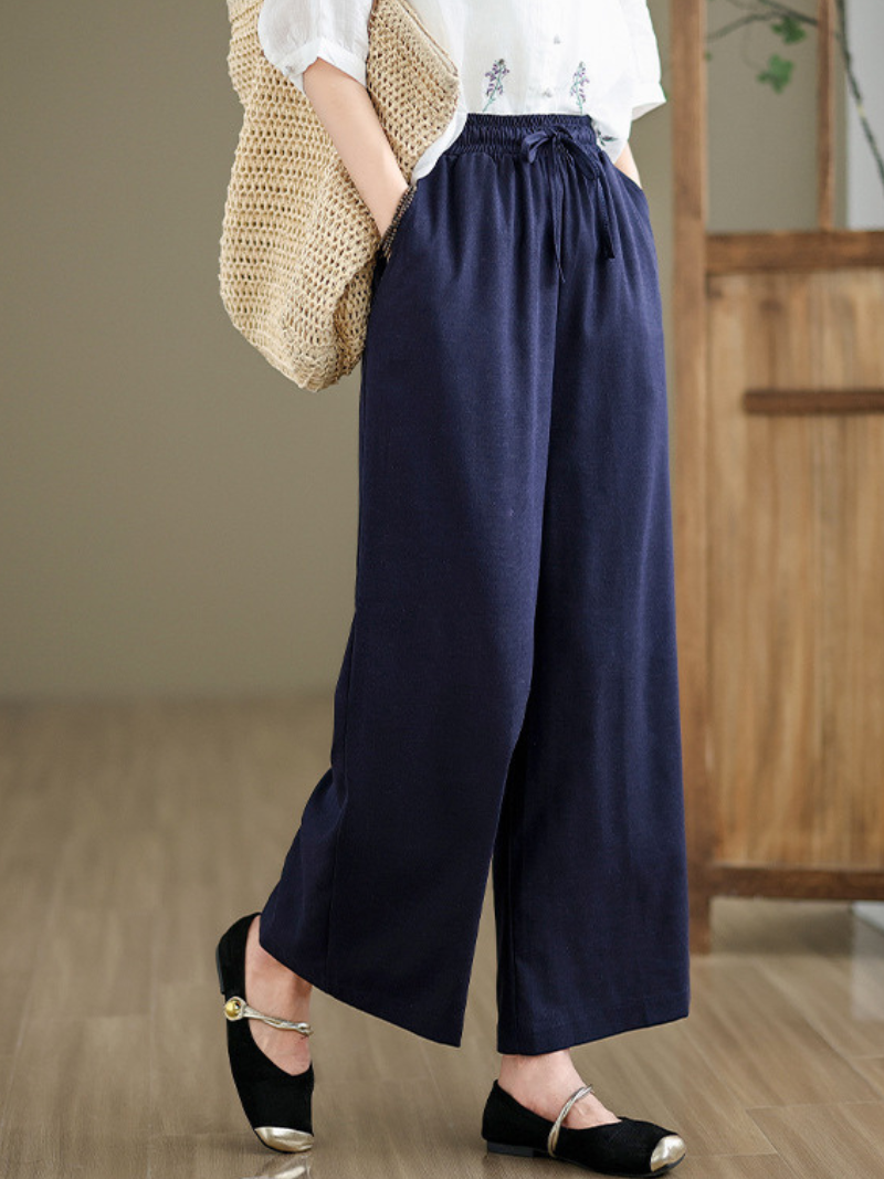 Women’s Everyday Casual& Comfort with Stylish Wide Leg Bottom