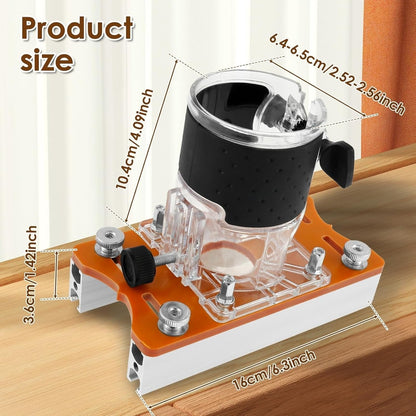 Dailyardtool¬Æ 2-in-1 Woodworking Trimmer Slotting Auxiliary Positioning Bracket