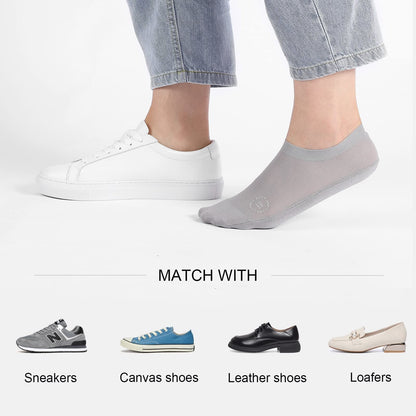 üß¶3-Pair Invisible Grip Socks Pack üß¶Breathable | Low-Cut | Anti-Slip | Sweat-Absorbing